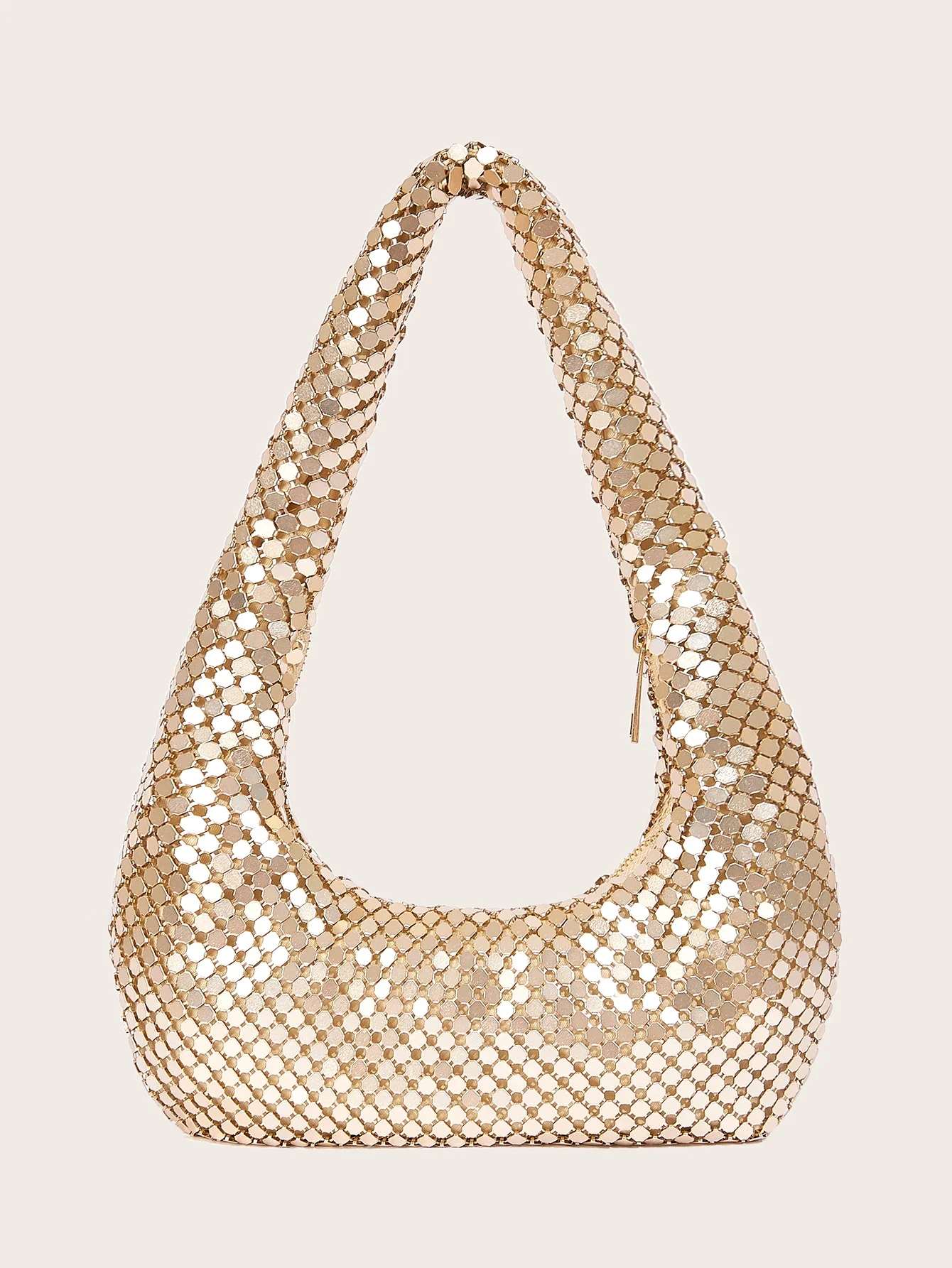Women'S Evening Bags - السيدات الراقية التألق المعادن تحت الإبط