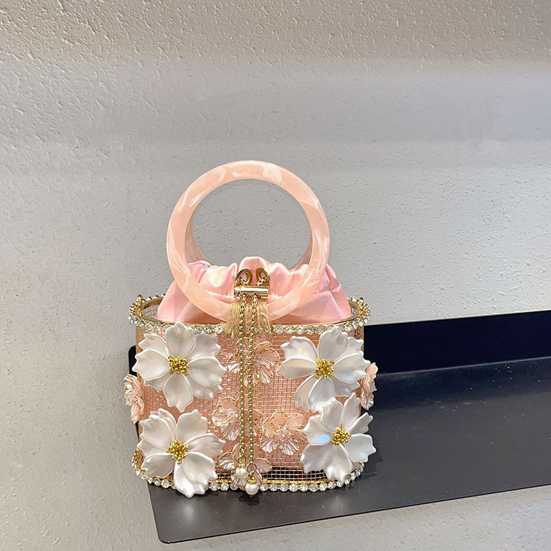 Women'S Evening Bags - الجوف خارج قفص معدني حقيبة يد