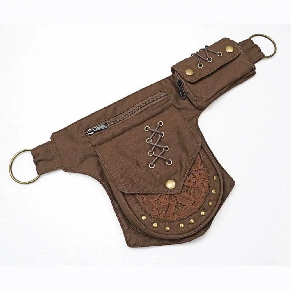 Women'S Bum Bags - حقيبة خصر بحزام قابل للتعديل بتصميم