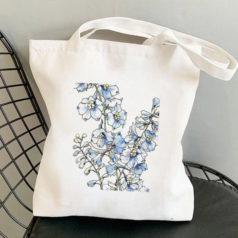 Women'S Bags Very - حقيبة تسوق قماشية بطبعة زهور بتصميم
