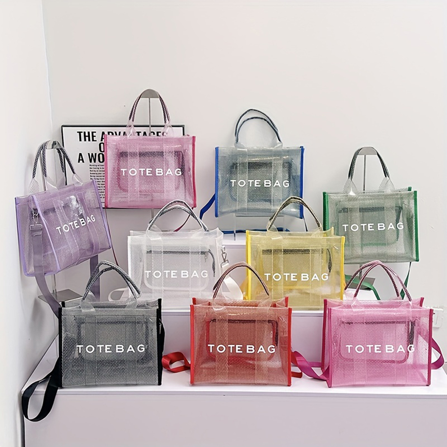 Women Bags Offers - بولي كلوريد الفينيل شفاف حمل حقيبة