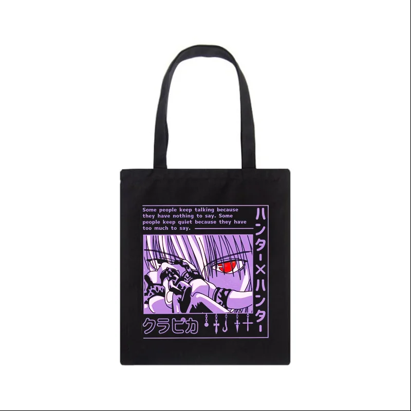 Women X Bags - حقيبة قماشية يابانية بتصميم أنمي هنتر