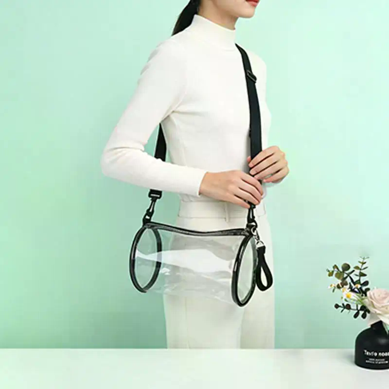 حقيبة كتف شفافة بتصميم ليزر لل - مراجعة Women Bags Crossbody وسعره