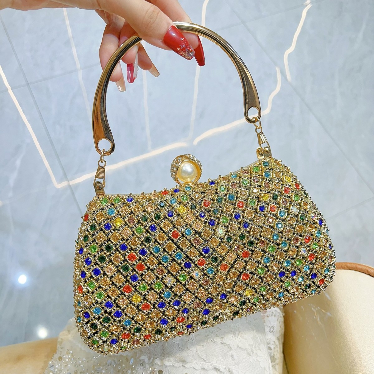 جديد عبر الحدود عشاء الماس حقي - مراجعة Women'S Elle Bags وسعره