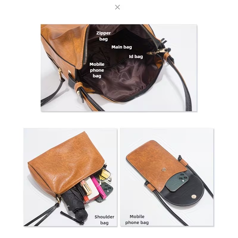 مجموعة حقائب نسائية - طقم من 4 - مراجعة Women Bags Crossbody وسعره