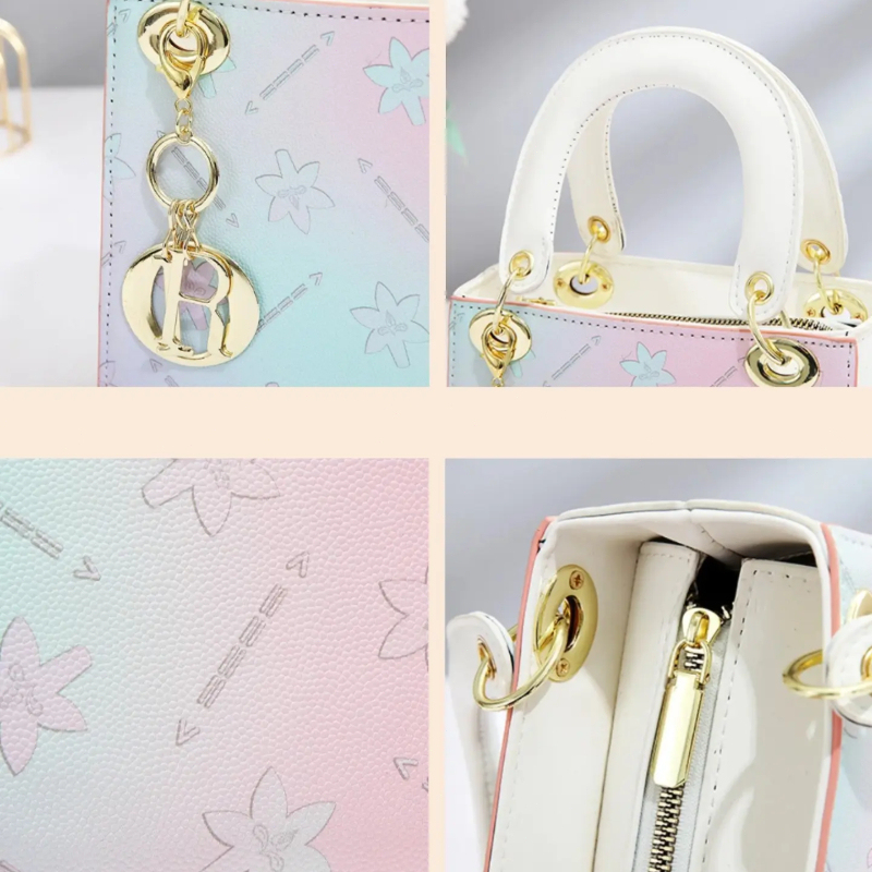 مجموعة حقائب كتف مطبوعة بتدرج  - مراجعة Women Bags Crossbody وسعره