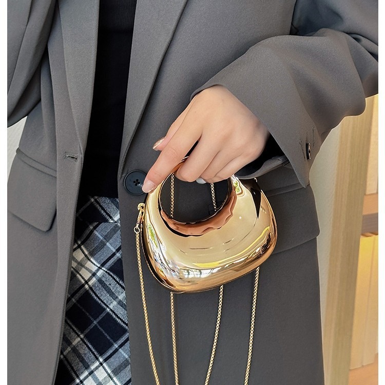 حقيبة سهرة ذهبية صغيرة، محافظ  - مراجعة Women'S Evening Bags وسعره