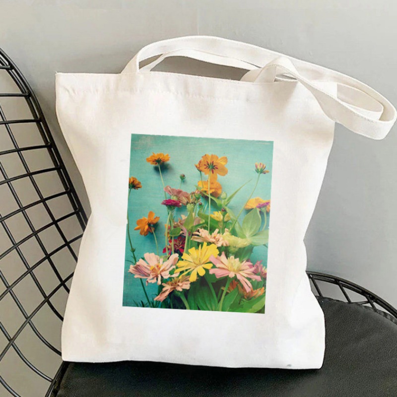 حقيبة تسوق قماشية بطبعة زهور ب - مراجعة Women'S Bags Very وسعره