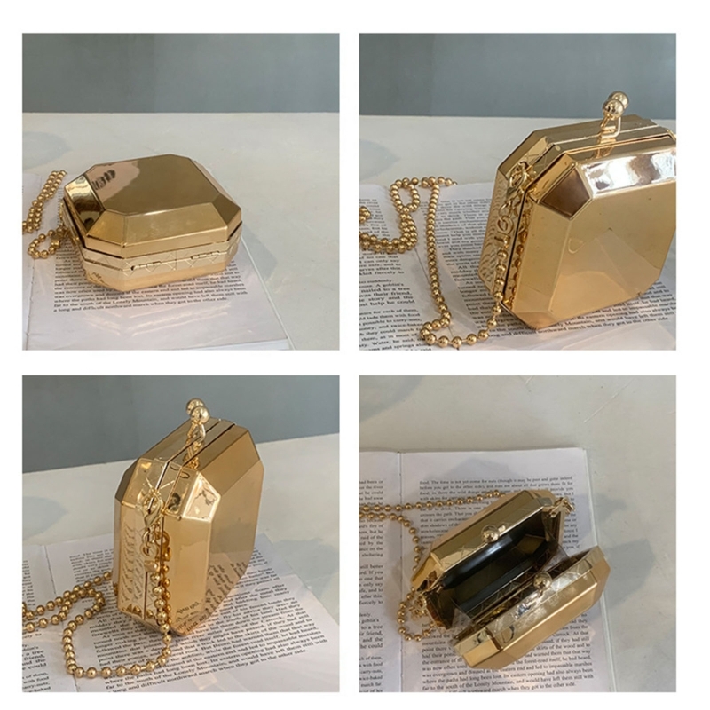 صغيرة فاخرة الذهب مساء حفلة مخ - مراجعة Women'S Evening Bags وسعره