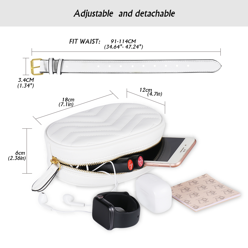 حقيبة خصر من الجلد الصناعي للن - مراجعة Women'S Bum Bags وسعره