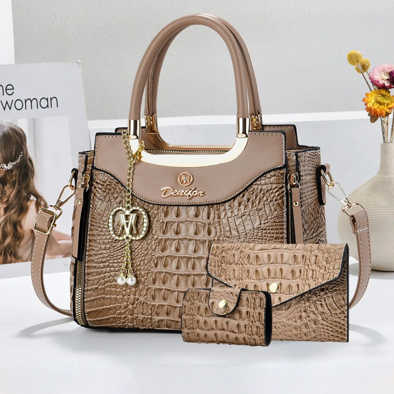 مجموعة حقائب يد نسائية بنقشة ا - مراجعة Women Bags Crossbody وسعره
