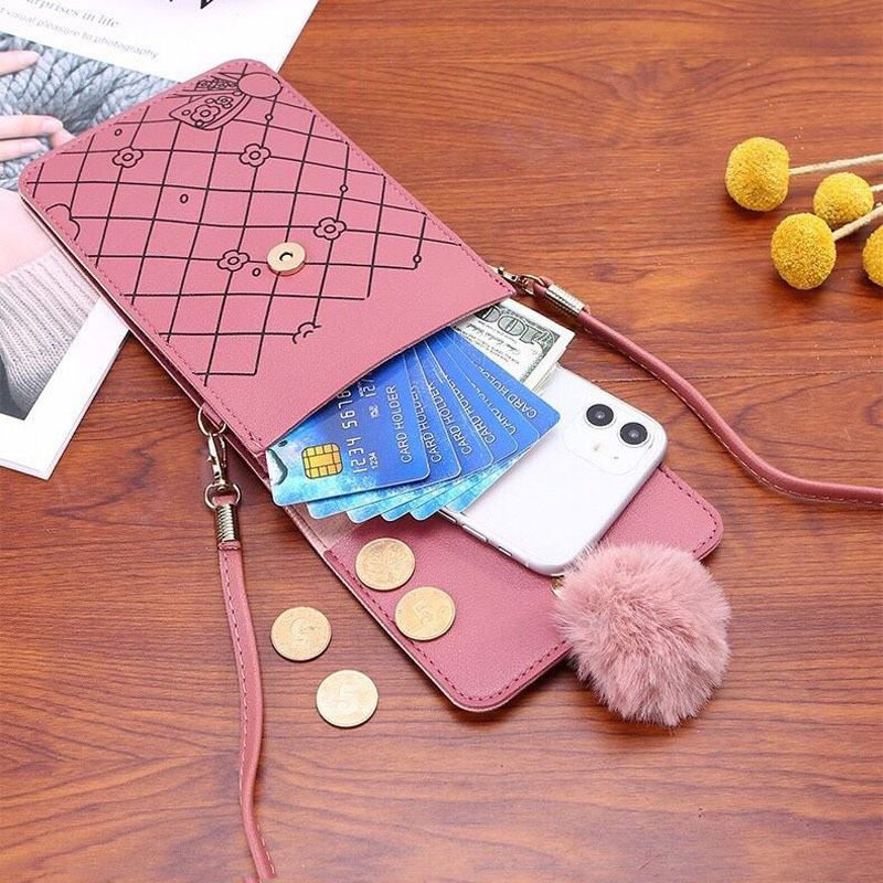 حقيبة هاتف بنمط كرتوني لطيف تع - مراجعة Women Bags Crossbody وسعره