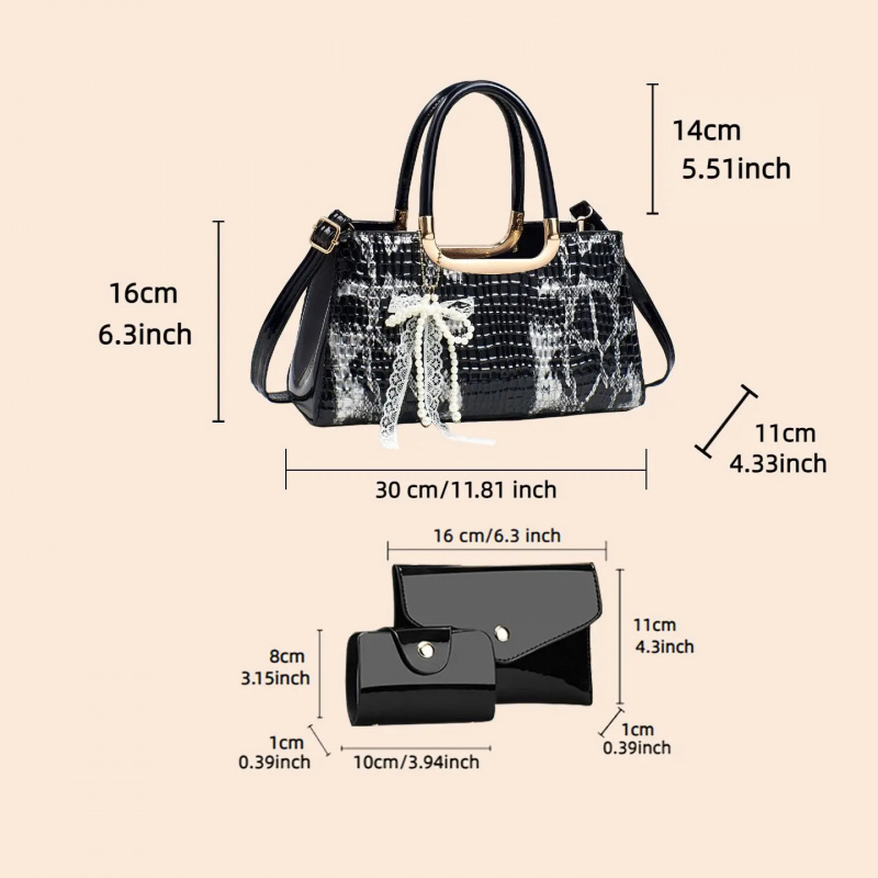 مجموعة حقائب يد نسائية، حقيبة  - مراجعة Women Bags Crossbody وسعره
