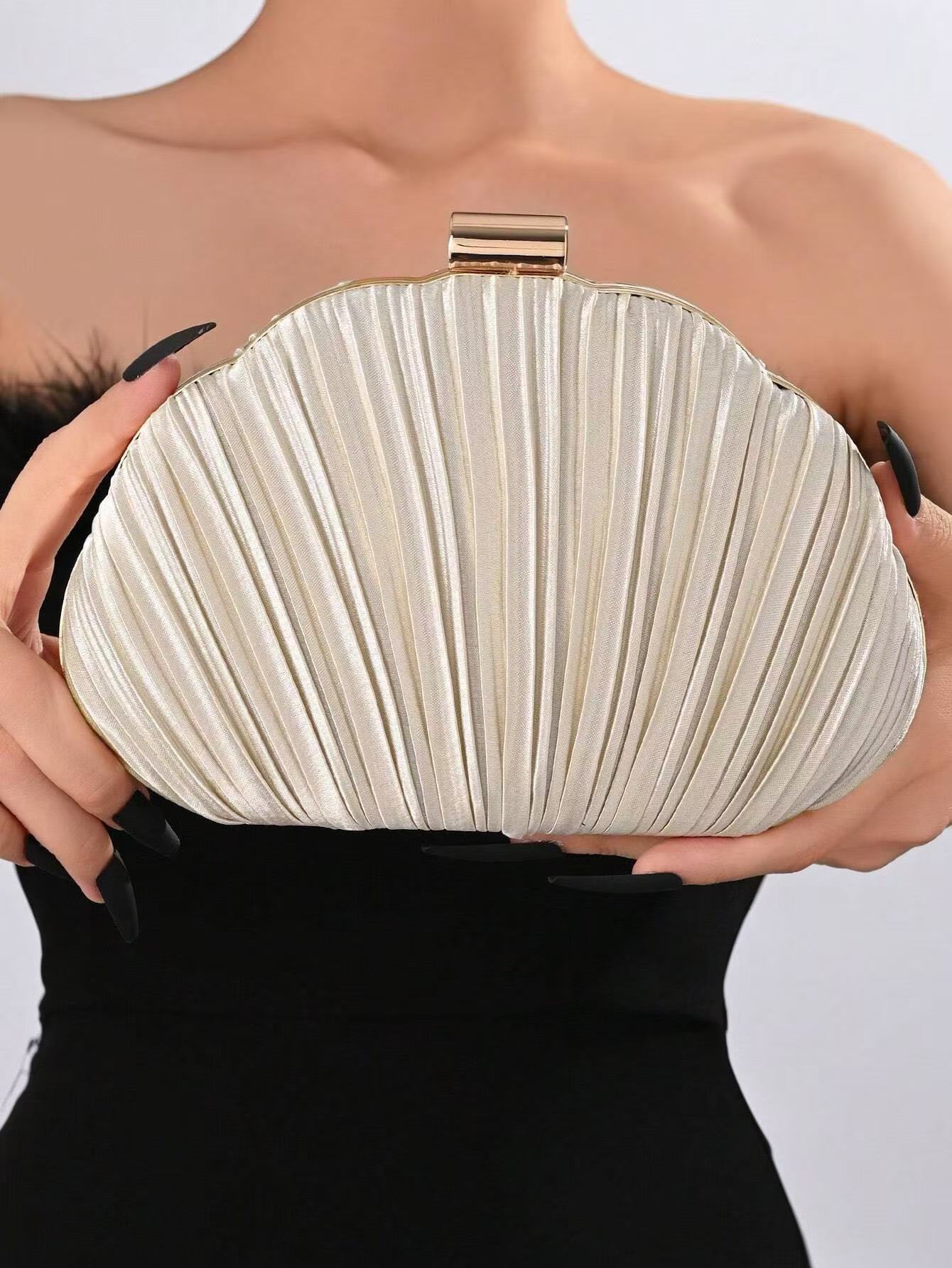 حقيبة سهرة جديدة بتصميم صدفي م - مراجعة Women'S Evening Bags وسعره