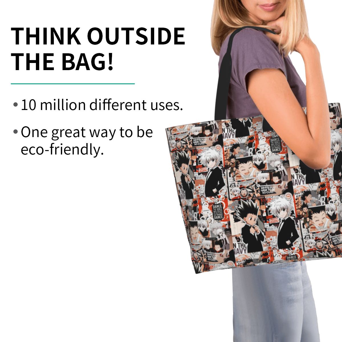 حقيبة تسوق قماشية كبيرة السعة  - مراجعة Women X Bags وسعره