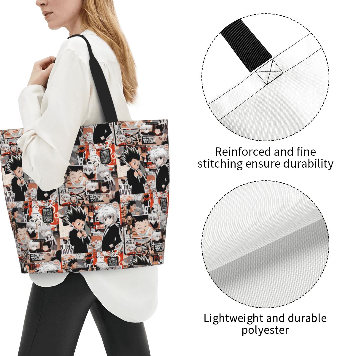 حقيبة تسوق قماشية كبيرة السعة  - مراجعة Women X Bags وسعره