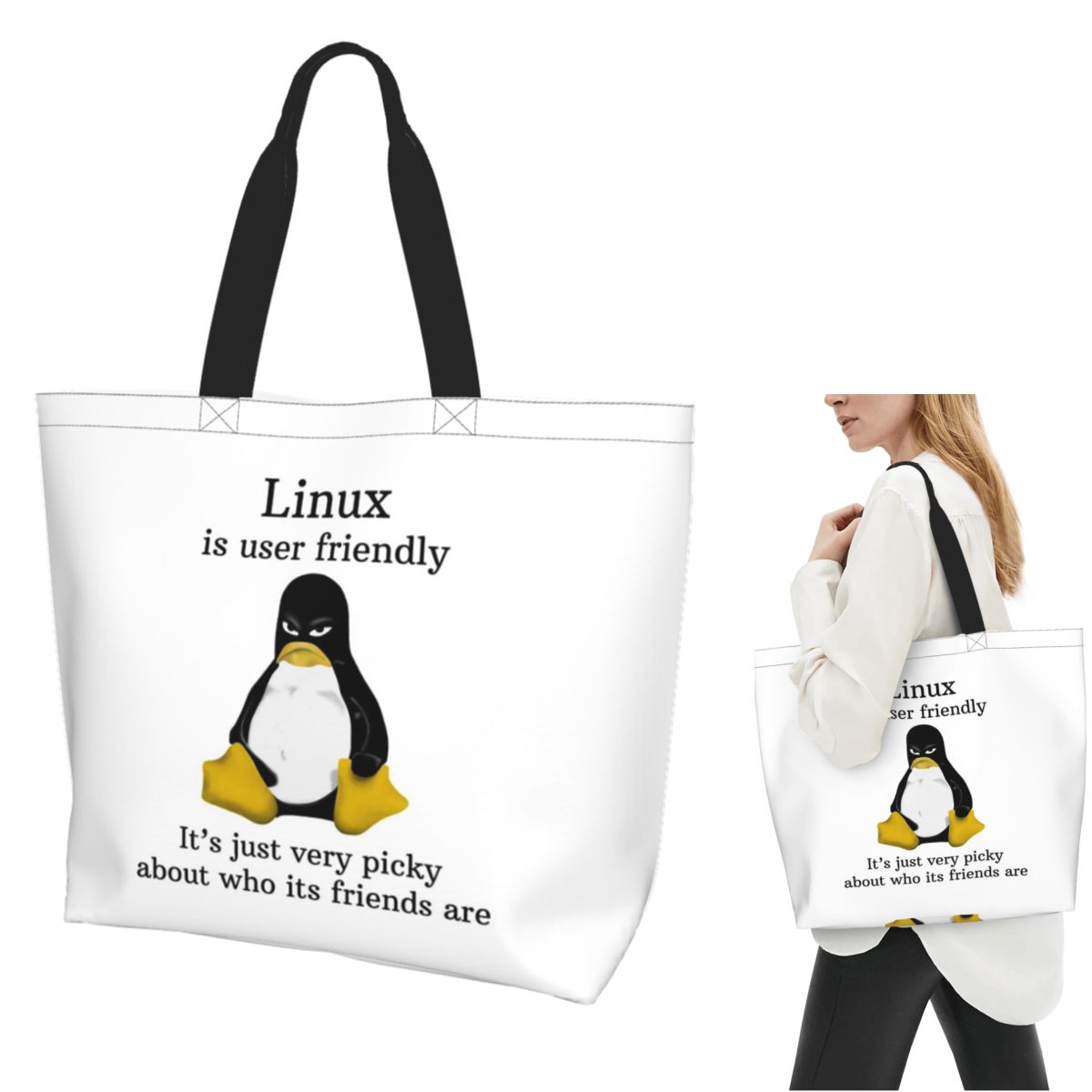 حقيبة تسوق قماشية كبيرة السعة  - مراجعة Women'S Bags Very وسعره