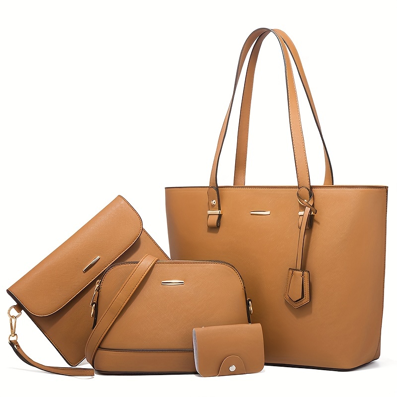 4 قطع أزياء المرأة حقيبة مجموع - مراجعة Women Bags Crossbody وسعره