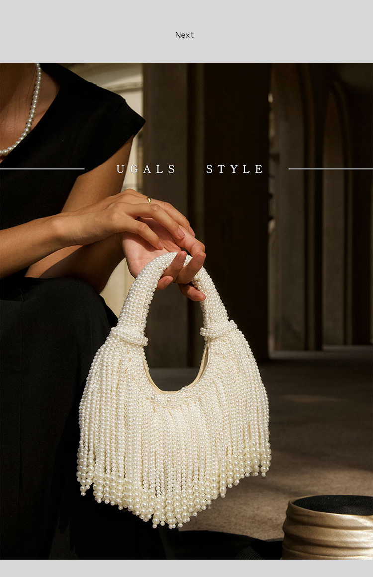 حقيبة يد فاخرة بتصميم مقبض لؤل - مراجعة Women'S Evening Bags وسعره