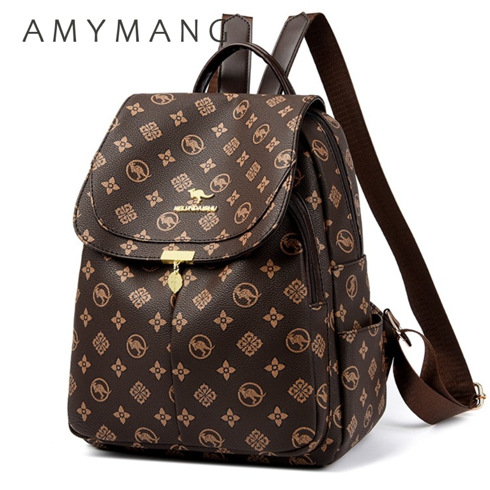 حقائب ظهر كلاسيكية مطبوعة على  - مراجعة Women'S Kangaroo Bags وسعره