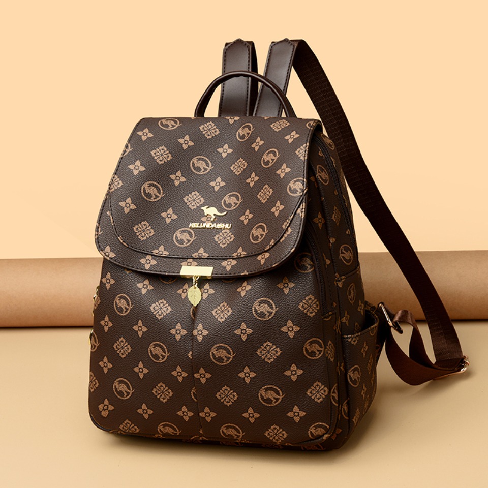 حقائب ظهر كلاسيكية مطبوعة على  - مراجعة Women'S Kangaroo Bags وسعره