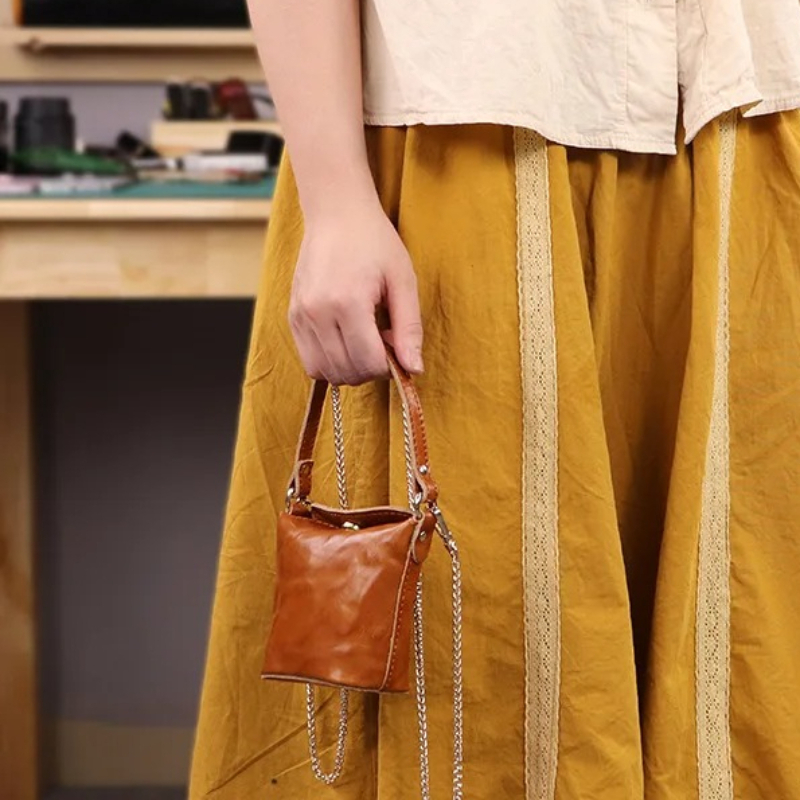 حقيبة صغيرة من الجلد المشمع -  - مراجعة Women'S Bags Top 10 وسعره