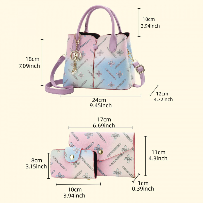 مجموعة حقائب نسائية متدرجة الأ - مراجعة Women Bags Crossbody وسعره