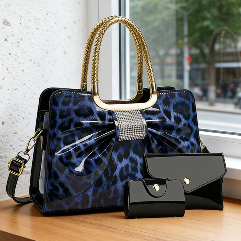 حقيبة نسائية بطبعة الفهد مع عق - مراجعة Women Bags Crossbody وسعره